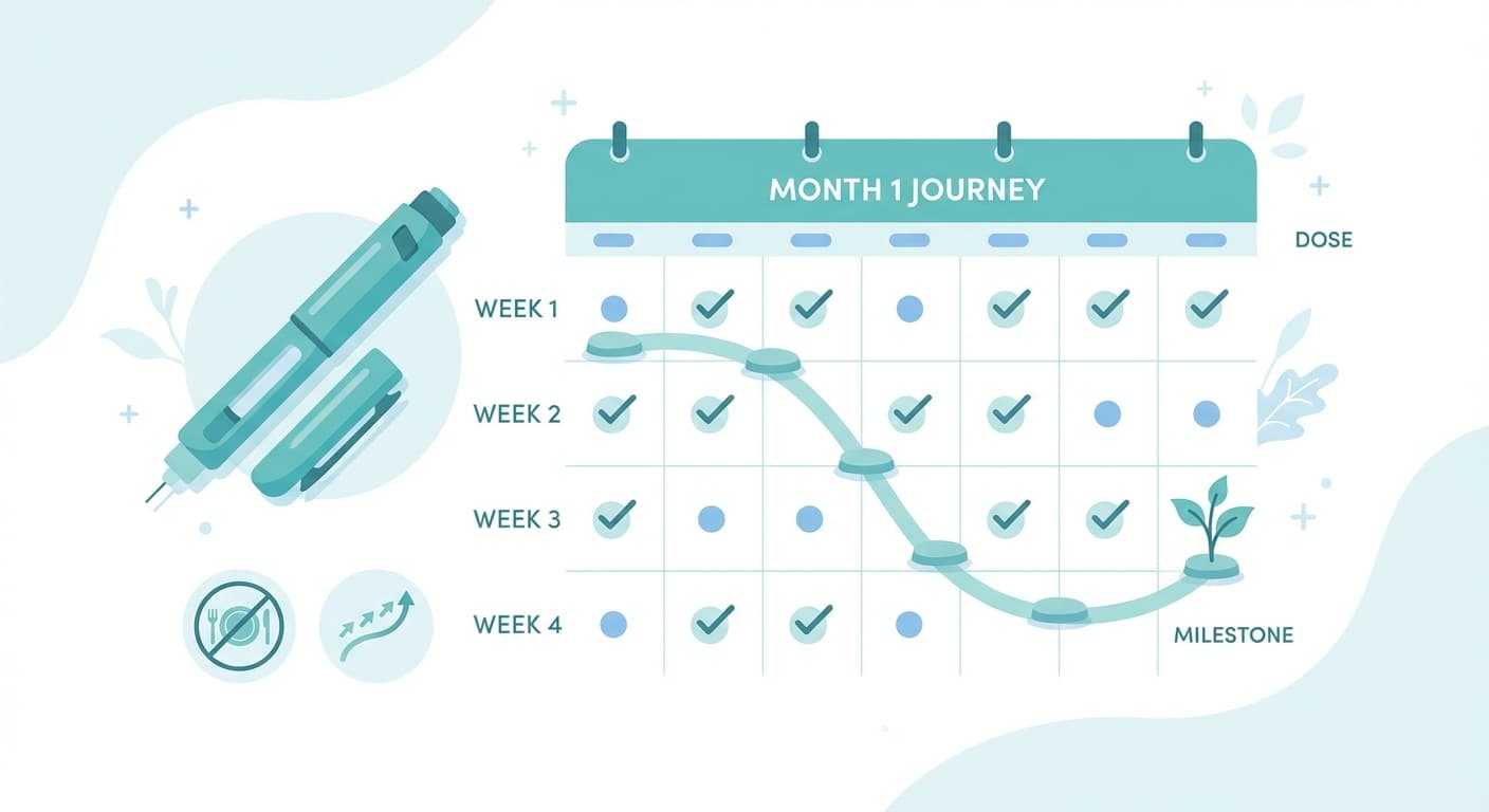 Tirzepatide Month 1: What Really Happens Each Week